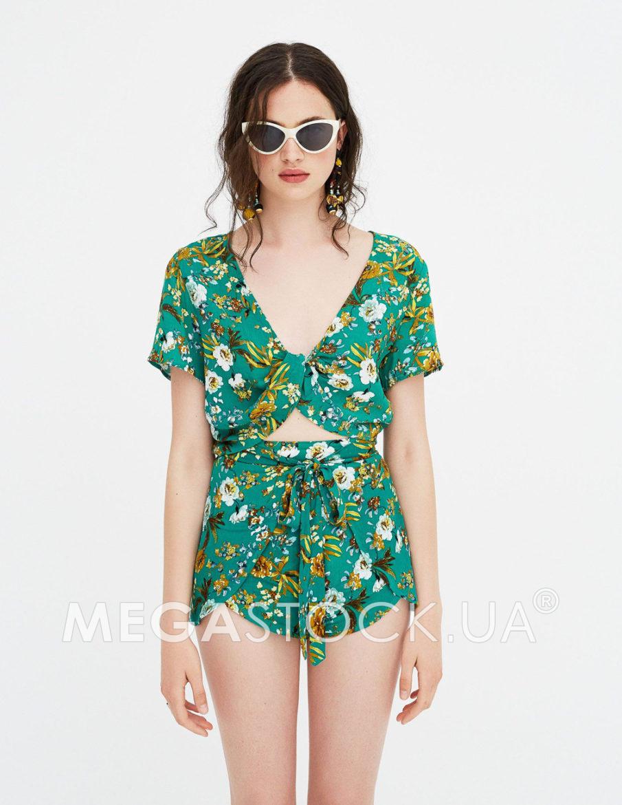Топ PULL & BEAR Ж1066330 (9471/304/500) колір зелений