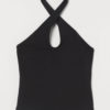 Топ H&M Ж1072775 (09876363) колір чорний