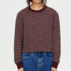Світшот PULL & BEAR Ж1080303 (5590/383/606) цвет бордовий
