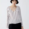 Блуза PULL & BEAR Ж1080418 (9471/374/701А) колір білий