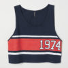 Топ H&M Ж1084944 (06797167) колір синій