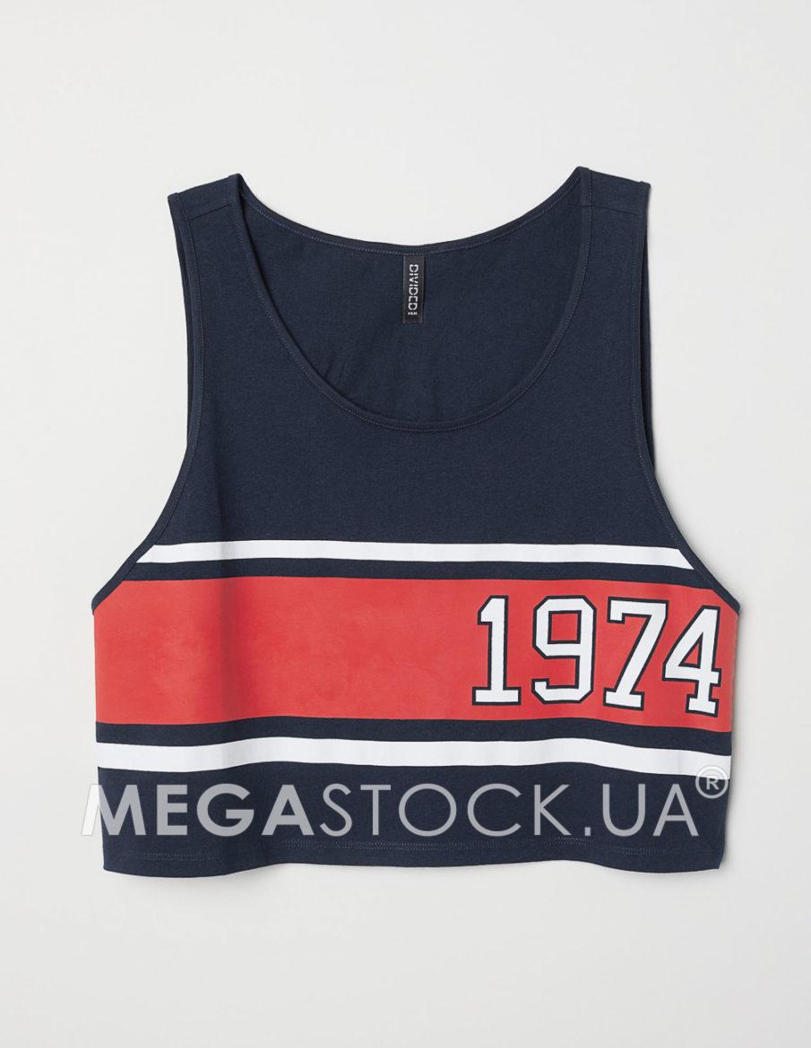 Топ H&M Ж1084944 (06797167) колір синій