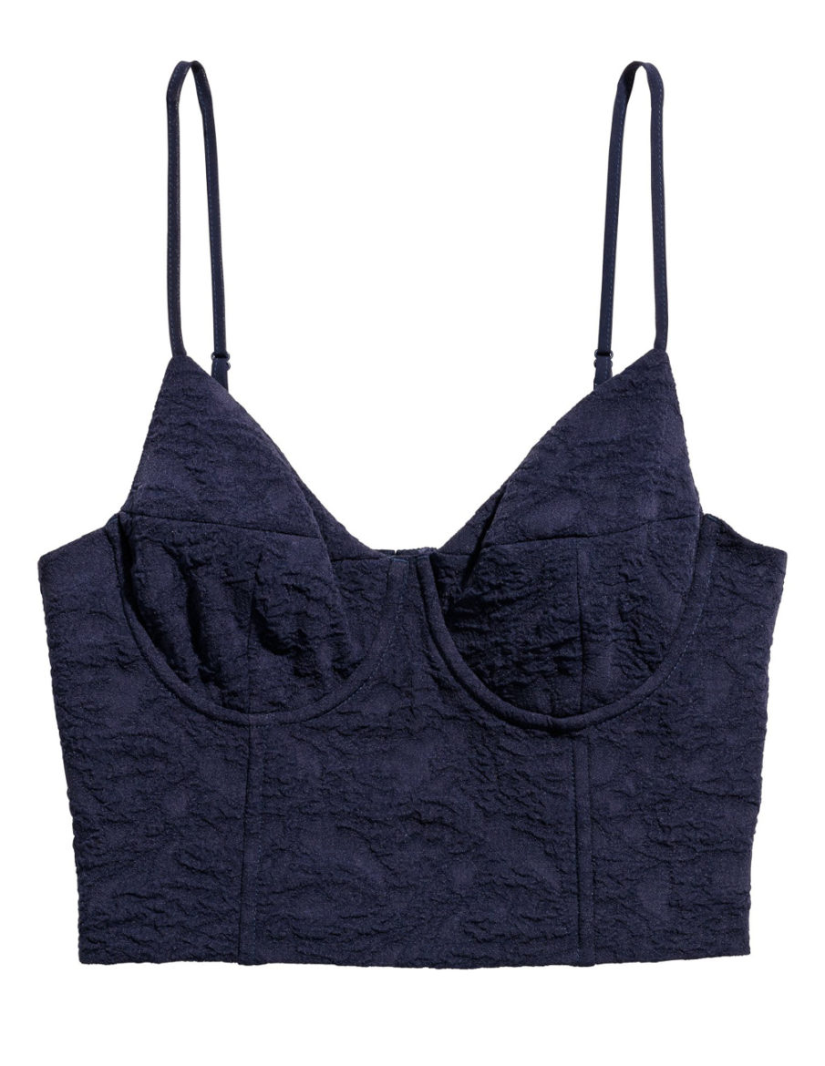 Топ H&M Ж1084955 (06176607) колір синій