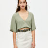 Блуза PULL & BEAR Ж1085931 (5470/324/506) колір зелений