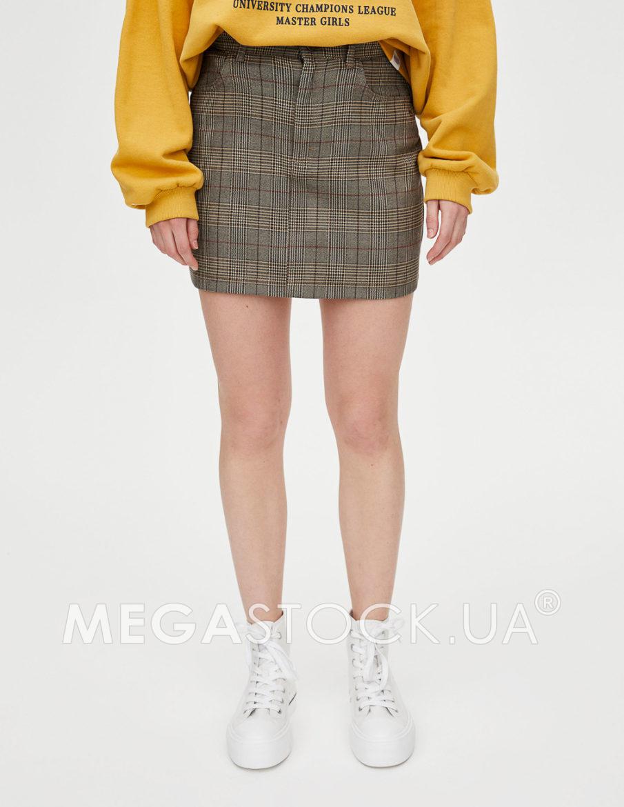 Спідниця PULL & BEAR Ж1086117 (5398/321/711А) колір коричневий