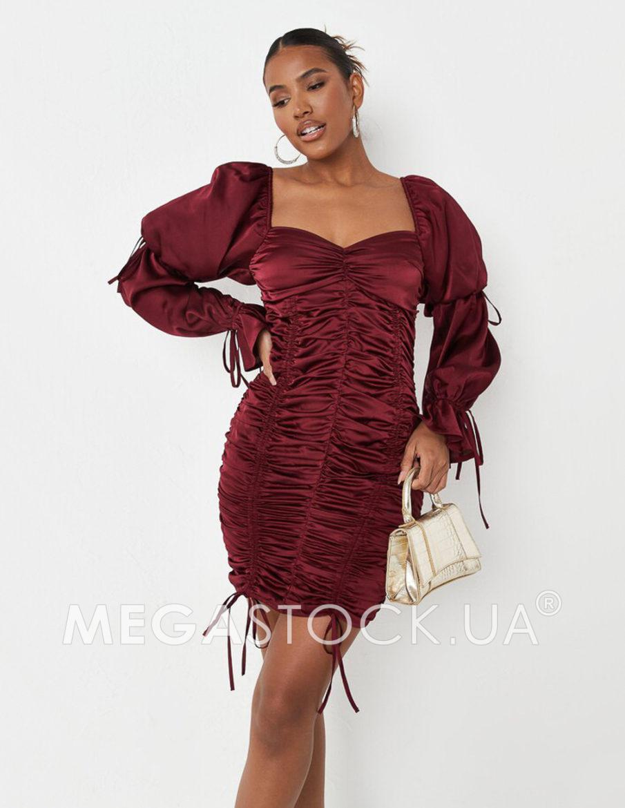 Сукня MISSGUIDED Ж1090965 колір бордовий