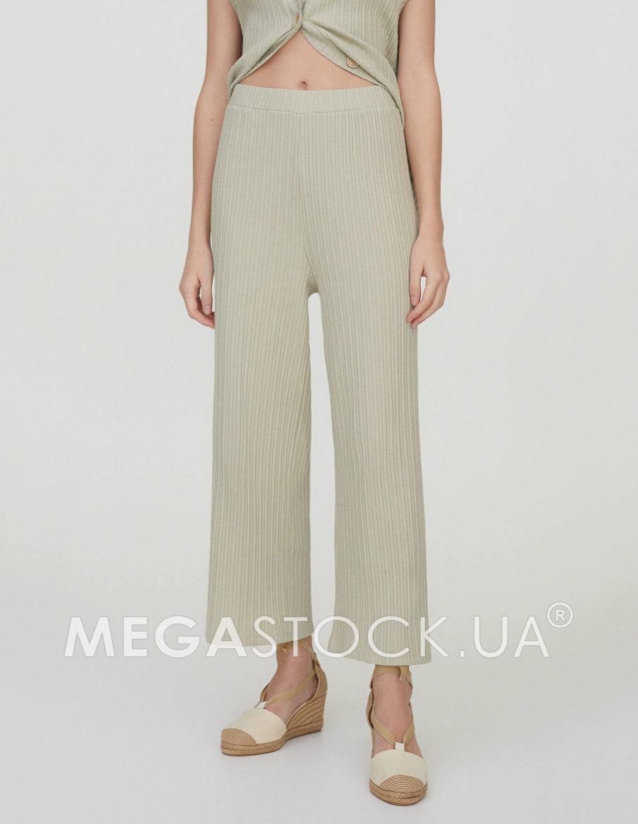 Брюки PULL & BEAR Ж1091860 (4676/356/514) колір зелений