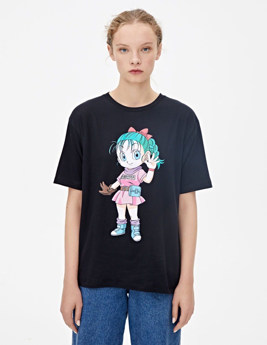 Футболка PULL & BEAR Ж1094544 (9246/311/800) колір чорний