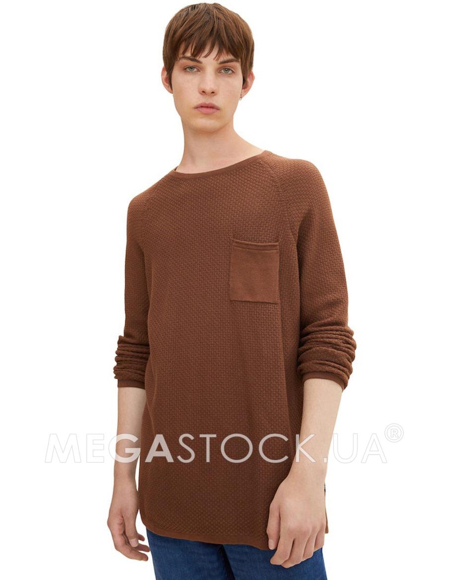 Светр Tom Tailor М0127054 колір коричневий