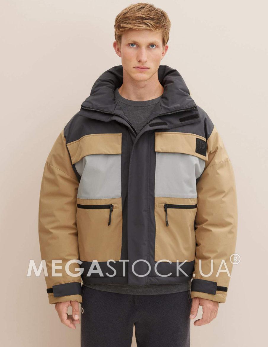Куртка Tom Tailor М0128763 (1033359) колір коричневий сірий