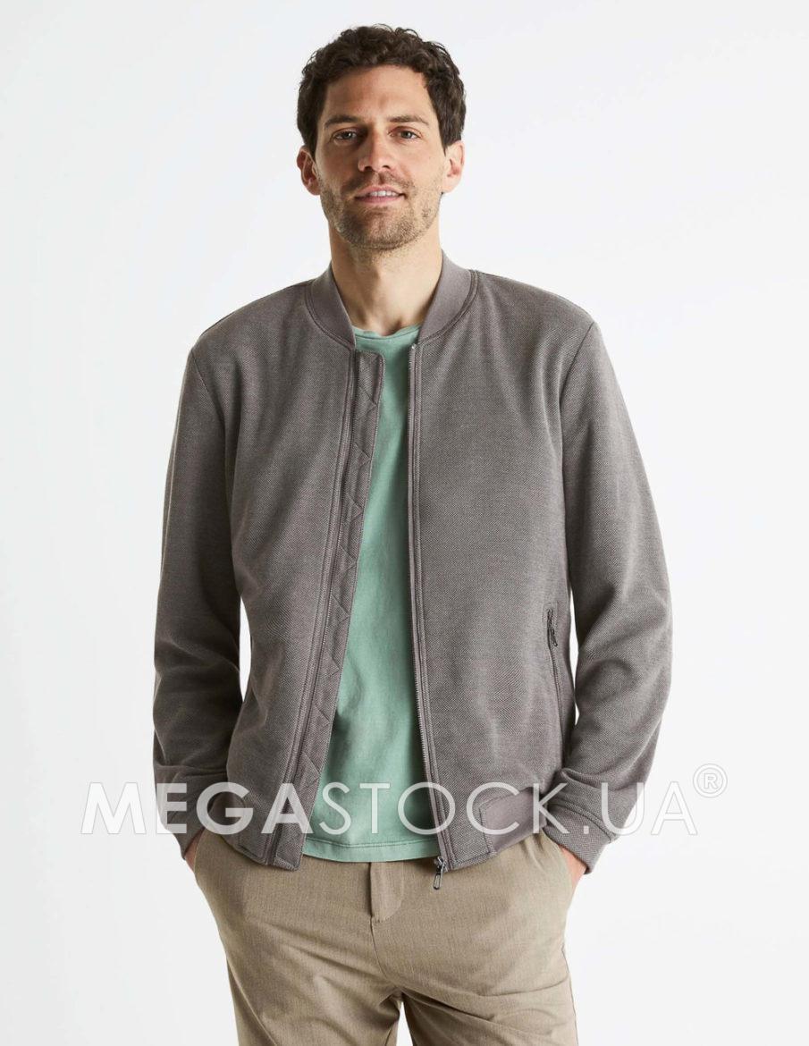 Бомбер celio М0129278 (bubompic) колір сірий