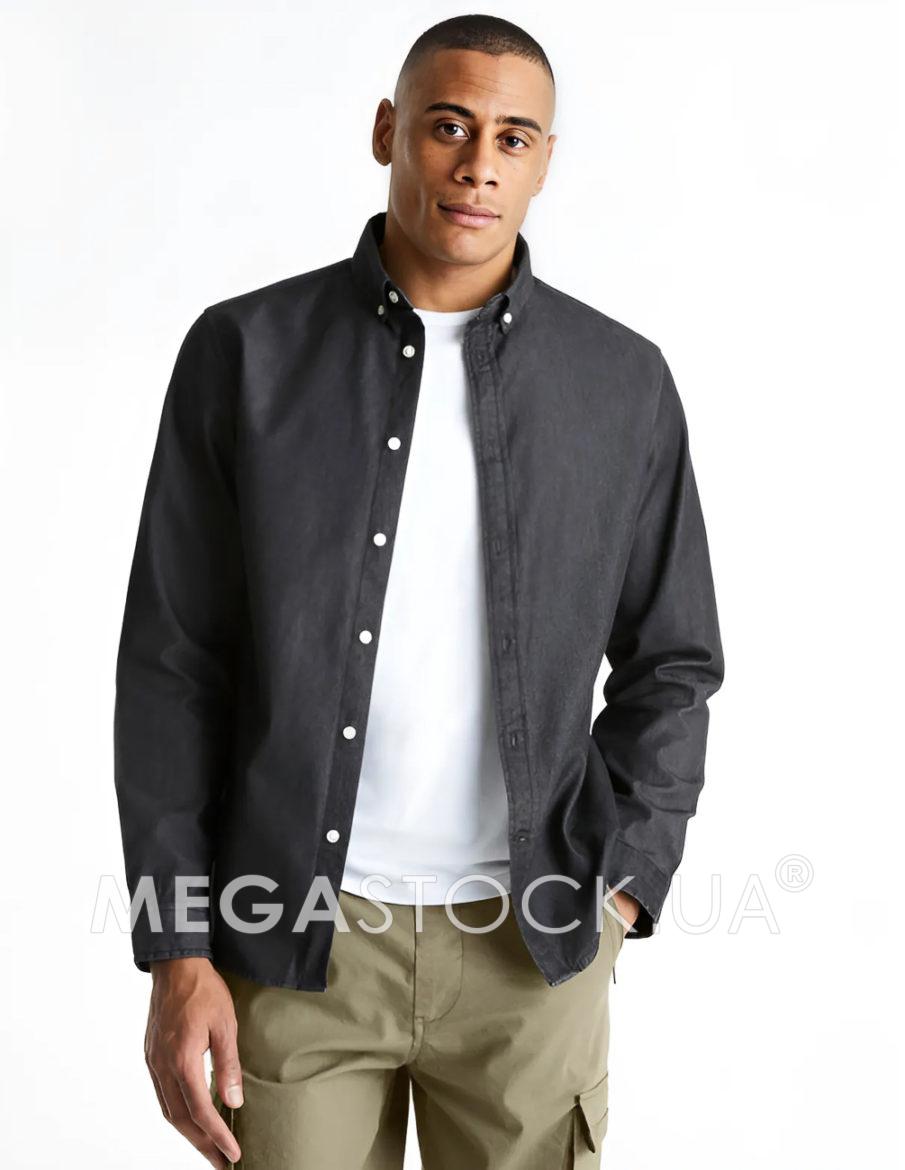 Сорочка д/р celio М0129288 (baden) колір чорний