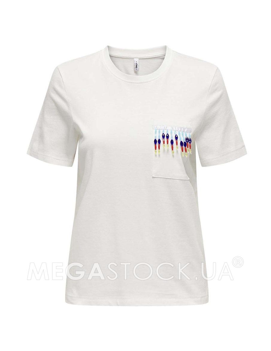 Футболка Only Ж1105718 (15315348) колір білий