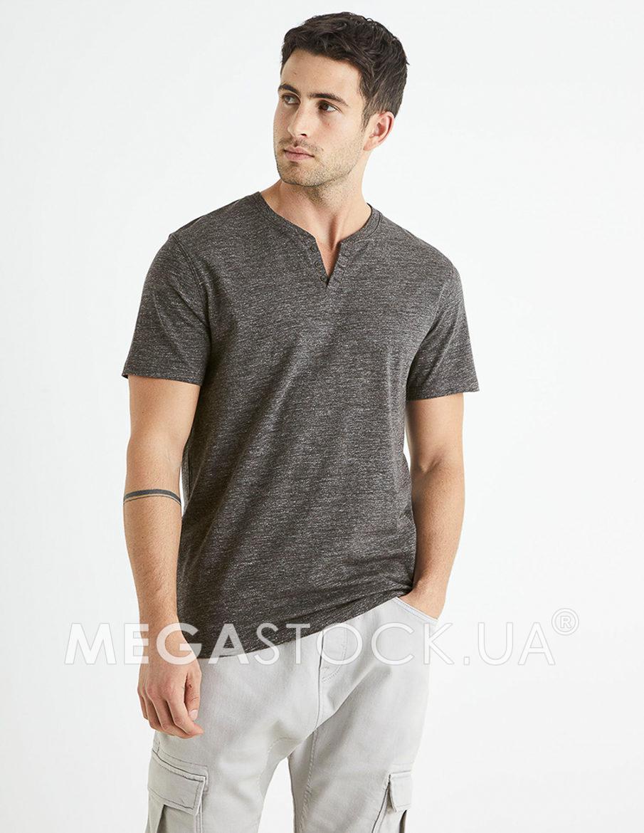 Футболка celio М0131329 (60089704) колір сірий