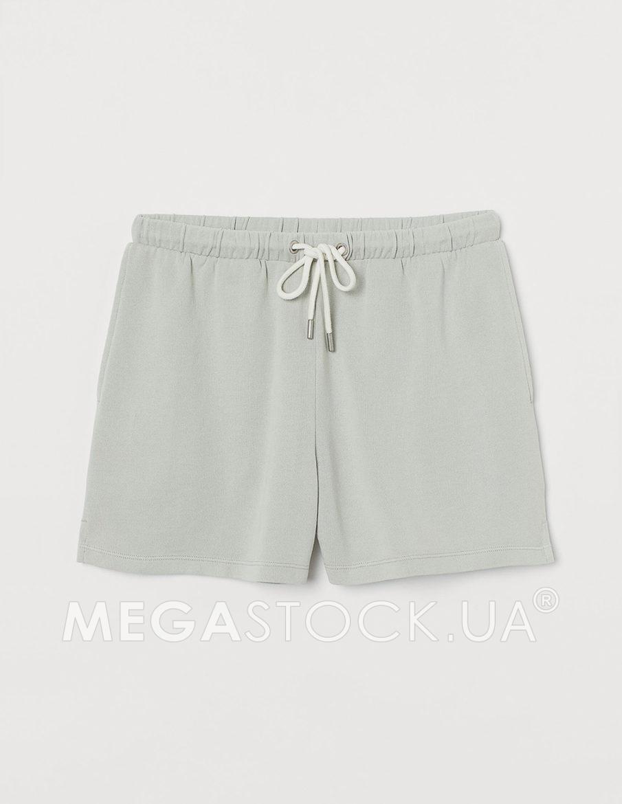 Шорти H&M Ж1104880 (09386633) колір сірий світлий