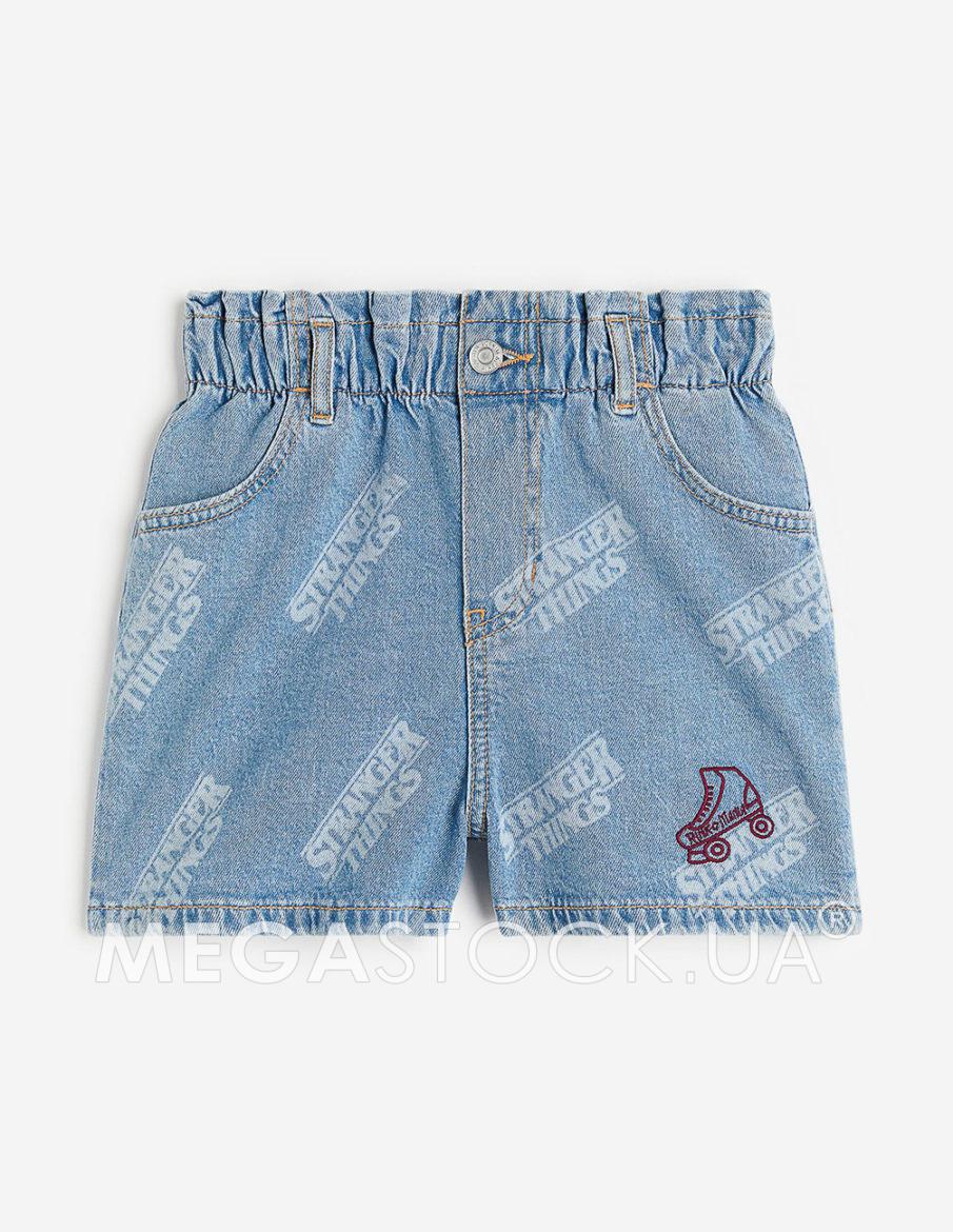 Шорти H&M ДД011813 (11471337) колір блакитний