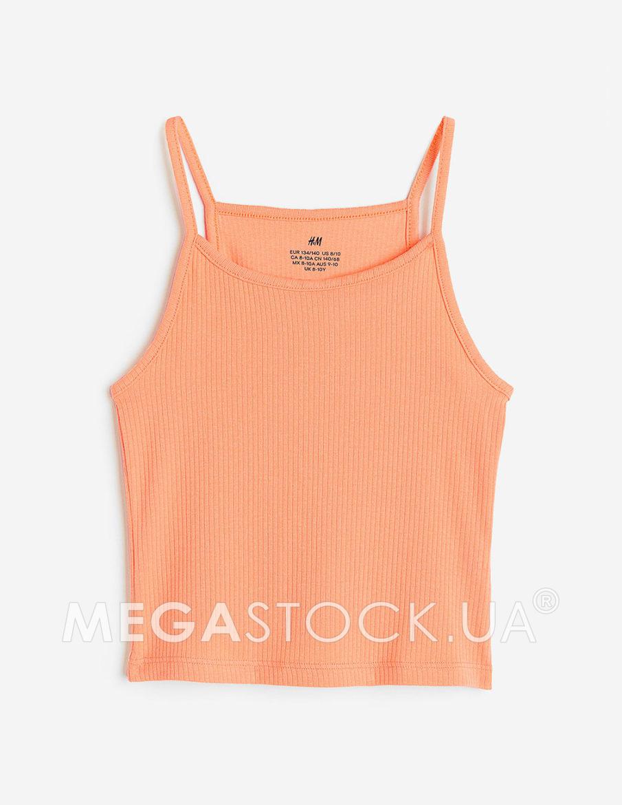 Майка H&M ДД012114 (11211777) колір помаранчевий