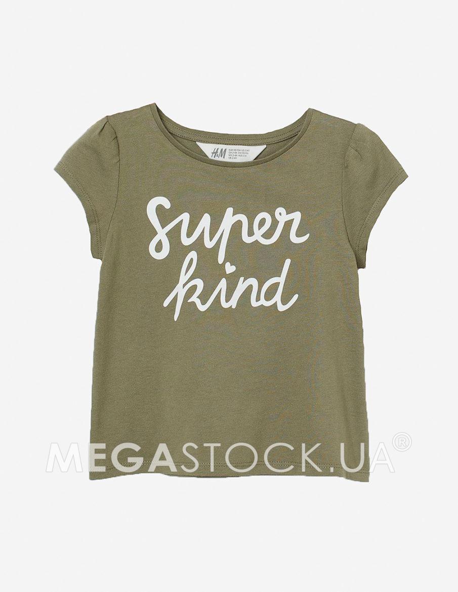 Футболка H&M ДД012139 (09229153) колір зелений