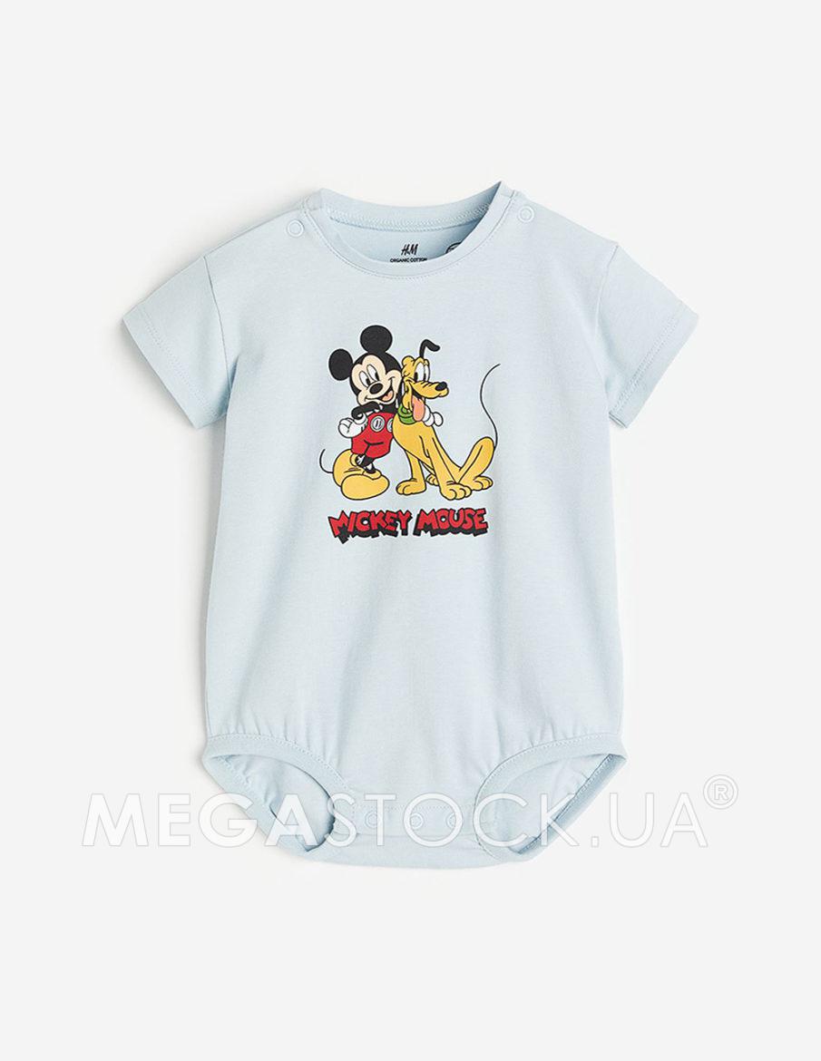 Боді H&M ДМ008935 (11501977) колір блакитний