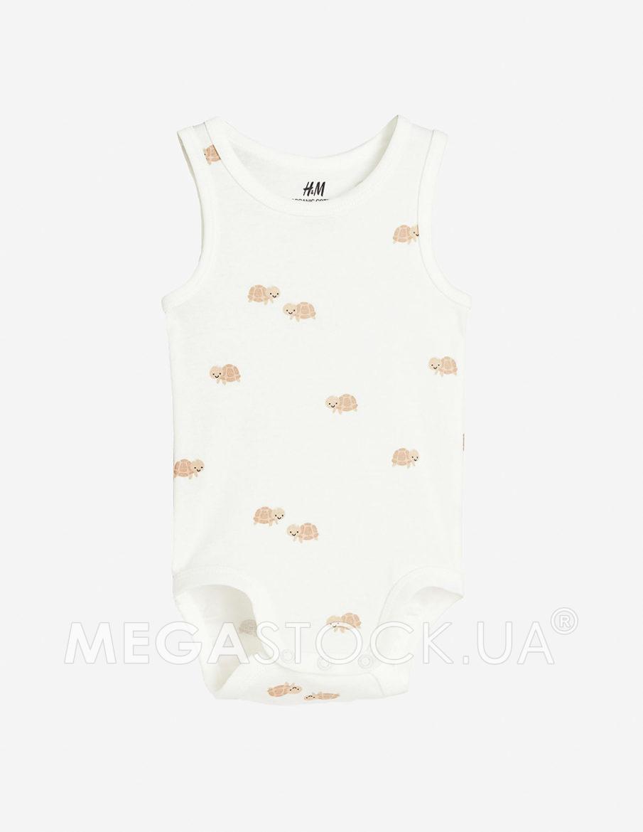 Боді H&M ДМ008969 (11593577) колір білий