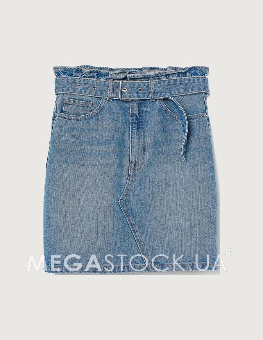 Спідниця H&M Ж1108396 (08720022) колір блакитний