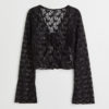 Блуза H&M Ж1108609 (10953186) колір чорний