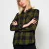 Сорочка H&M Ж1108611 (08715172) колір зелений чорний