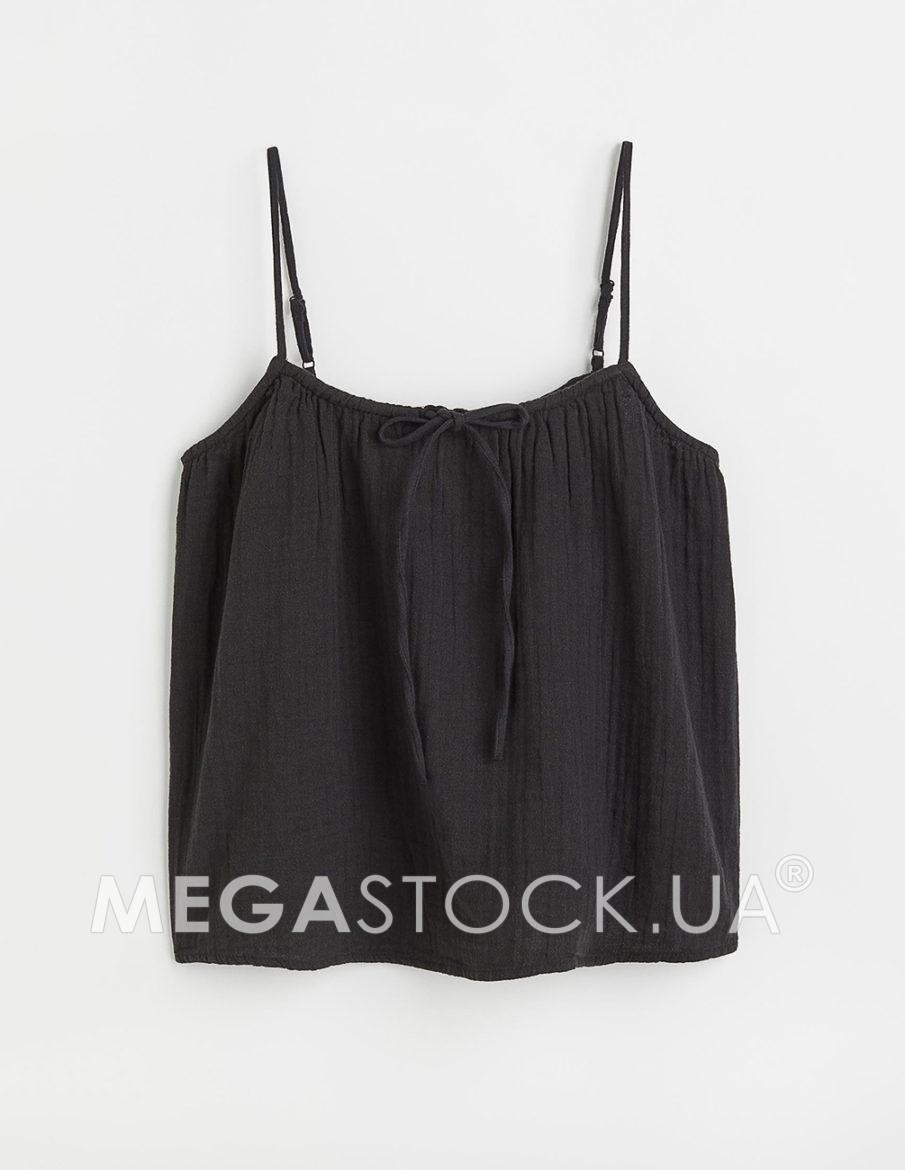 Майка H&M Ж1108726 (10344295) колір чорний