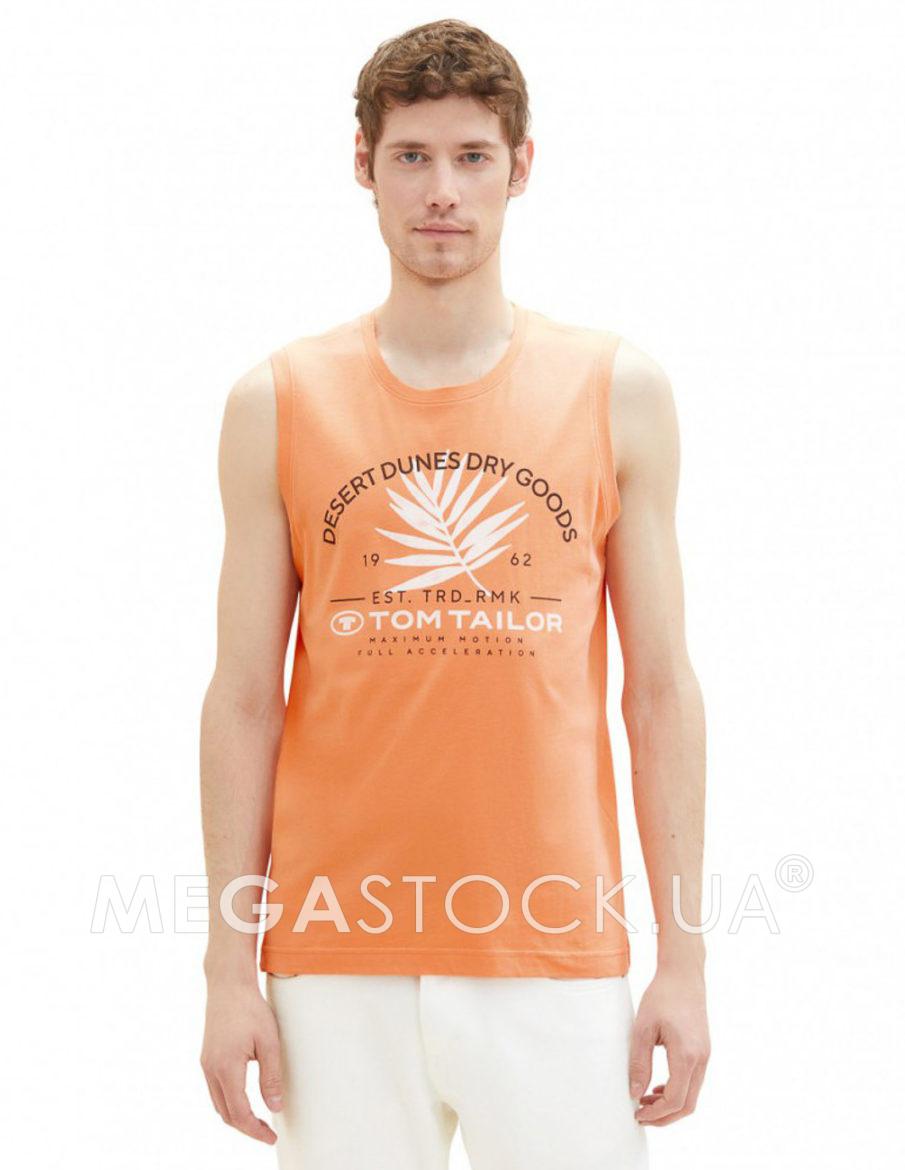 Майка Tom Tailor М0135282 (1036574) колір помаранчевий