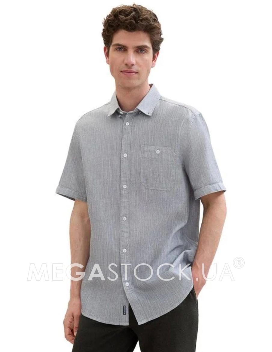 Сорочка к/р Tom Tailor М0135344 (1041373) колір сірий