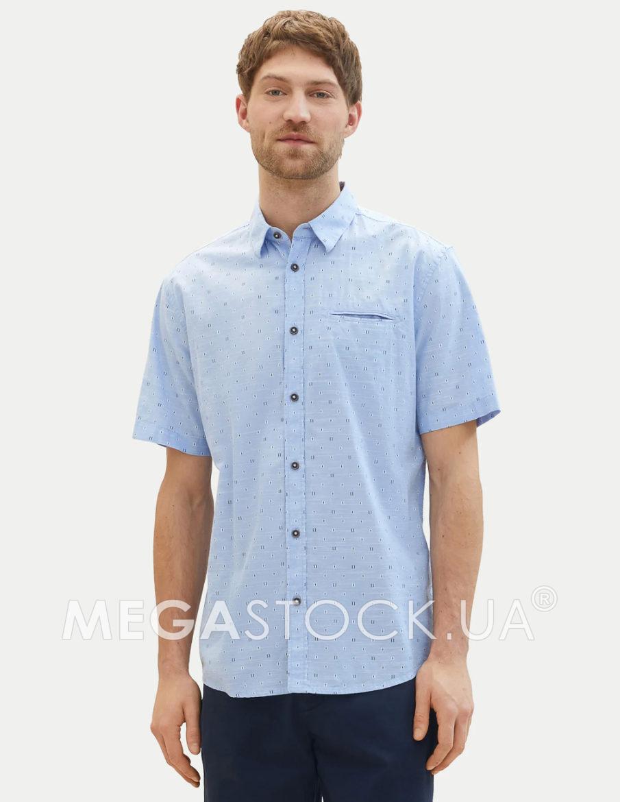 Сорочка к/р Tom Tailor М0135373 (1040138) колір блакитний