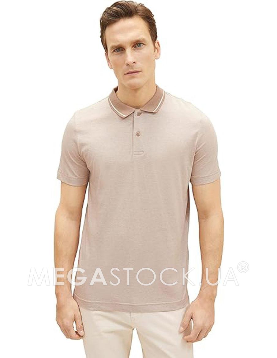 Поло к/р Tom Tailor М0135385 (1036437) колір коричневий