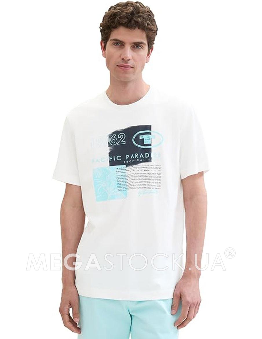 Футболка Tom Tailor М0135438 (1041857) колір білий