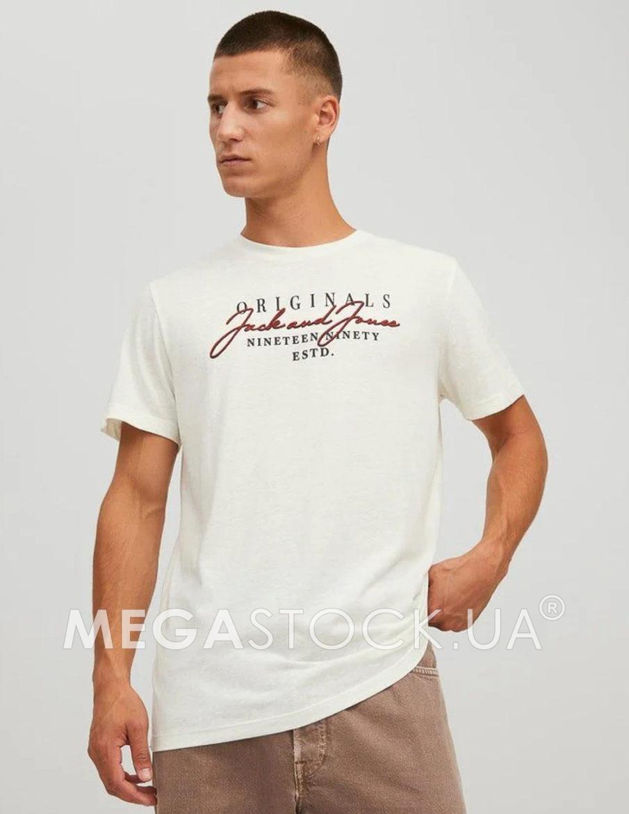 Футболка JACK&JONES М0135484 (12216560) колір білий