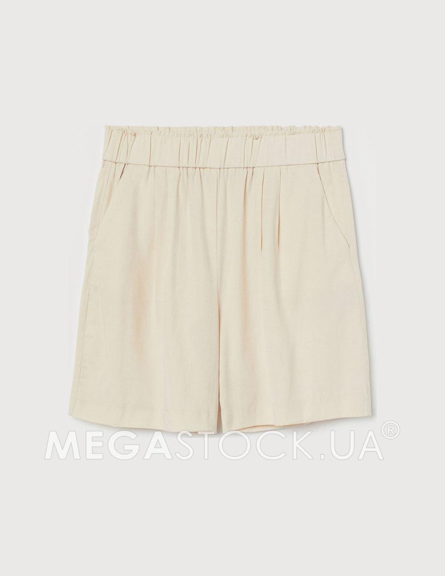 Шорти H&M Ж1116173 (09687953) колір бежевий