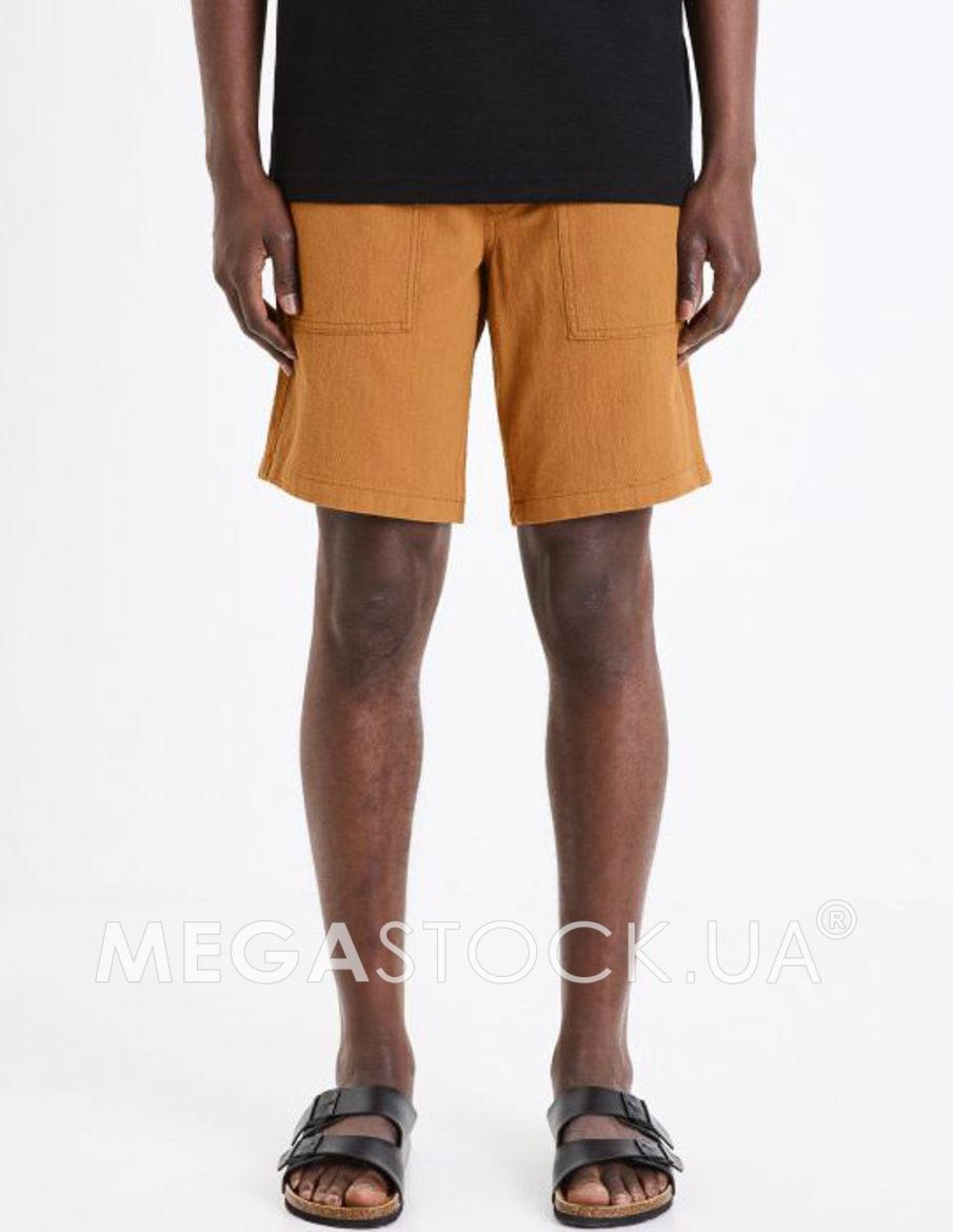 Шорти celio М0135890 колір коричневий