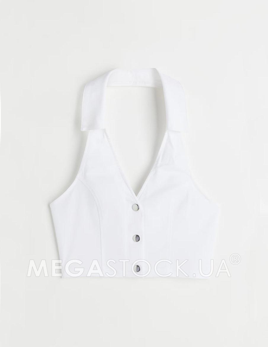Топ H&M Ж1117644 (10669865) колір білий