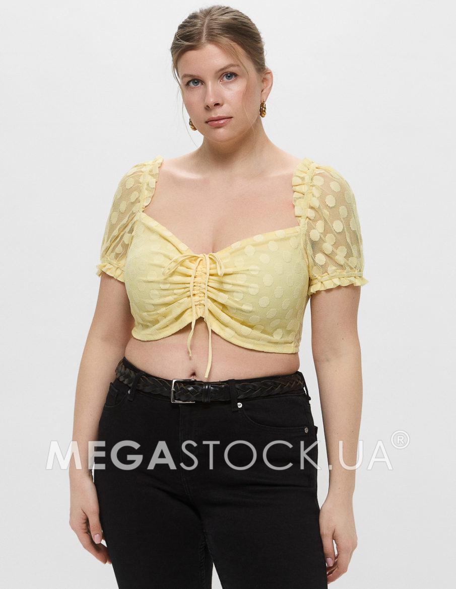 Топ H&M Ж1117653 (09742093) колір жовтий