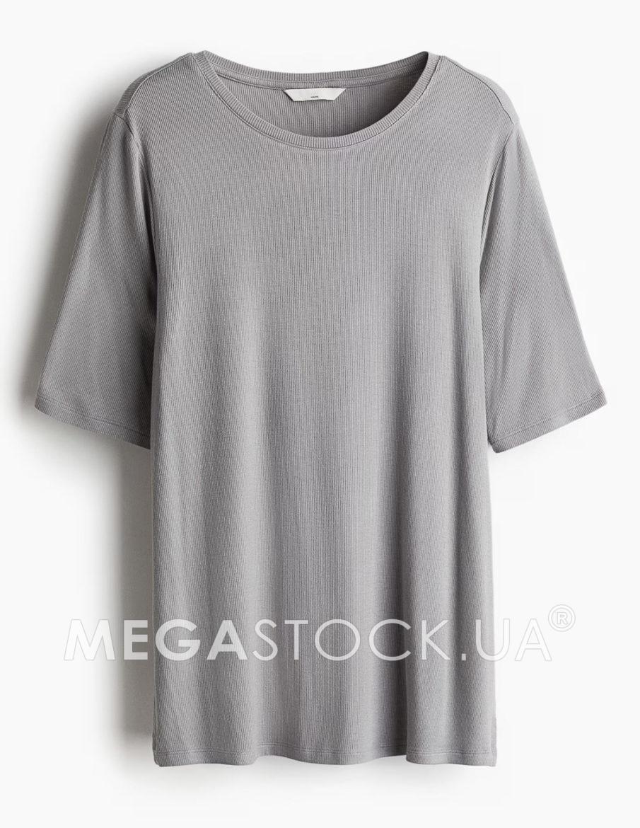 Футболка H&M Ж1125332 (12480730) колір сірий