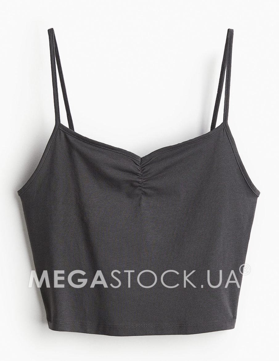 Топ H&M Ж1125527 (12127739) колір сірий