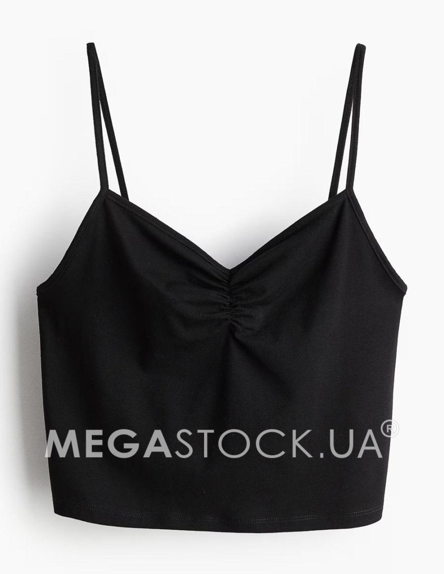 Топ H&M Ж1125529 (12127739) колір чорний