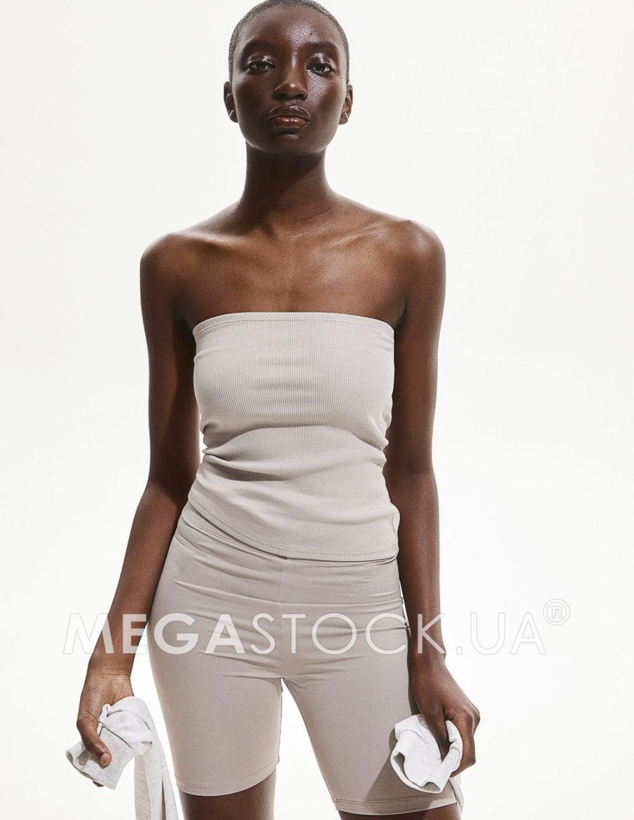 Топ H&M Ж1125535 (12285449) колір бежевий
