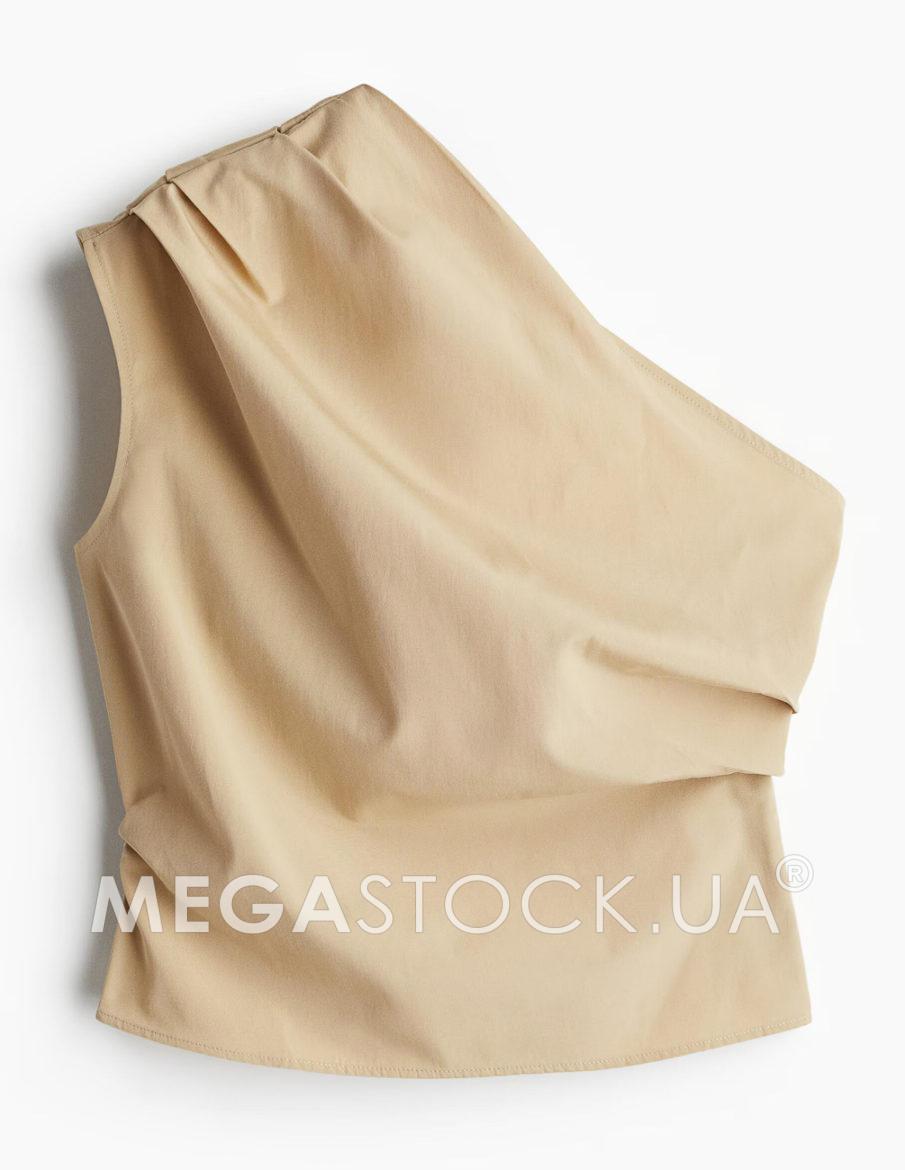 Топ H&M Ж1125655 (12354210) колір бежевий