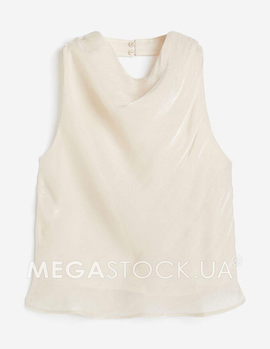 Топ H&M Ж1125663 (12031958) колір бежевий