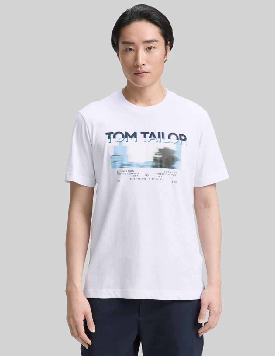 Футболка Tom Tailor М0138919 (1047778) колір білий