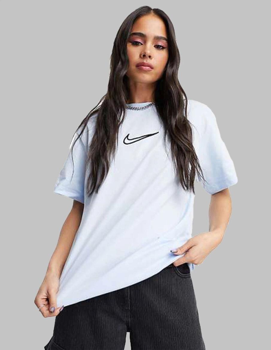 Футболка NIKE Ж1124383 (1018-441) колір блакитний